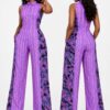 27 Elegant purple pattern play caftan