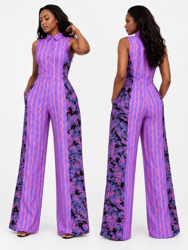27 Elegant purple pattern play caftan