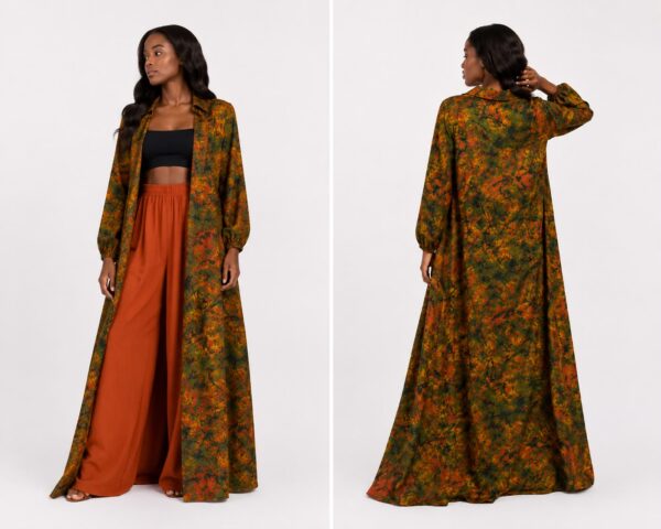 36 Adire Longline Jacket and pant